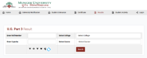 Munger university part 3 result 2022 25 pdf